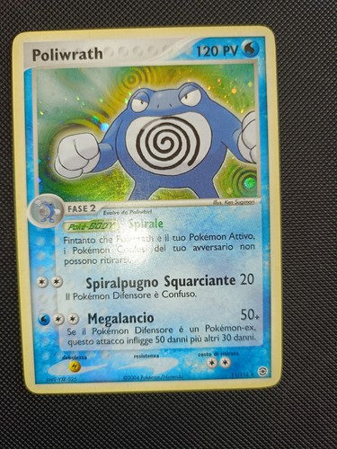Poliwrath 112 holo ex - 11/112,