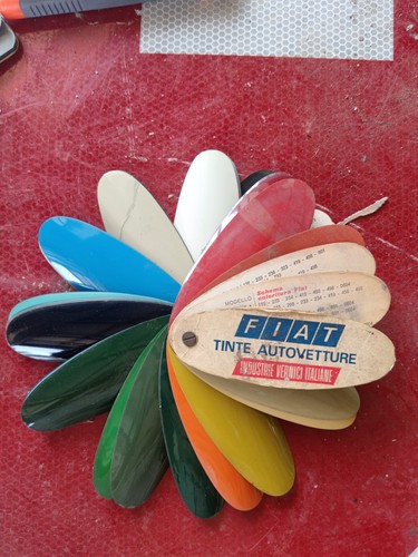 Campionario mazzetta colori