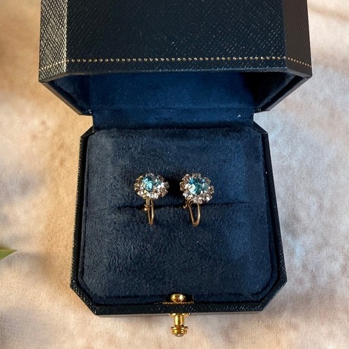 Orecchini sterling topazio - sterling, blu