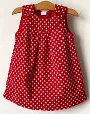 Adorable Robe Rouge pois blanc