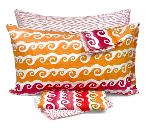 Lenzuola bassetti baja - baja, arancio