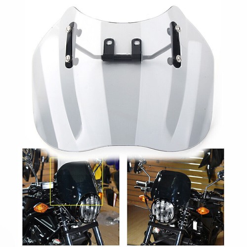 Parabrezza moto grigio - parabrezza,