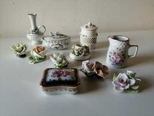 OTTO 11 BOMBONIERE PORCELLANA MARCHIO N CORONATA 