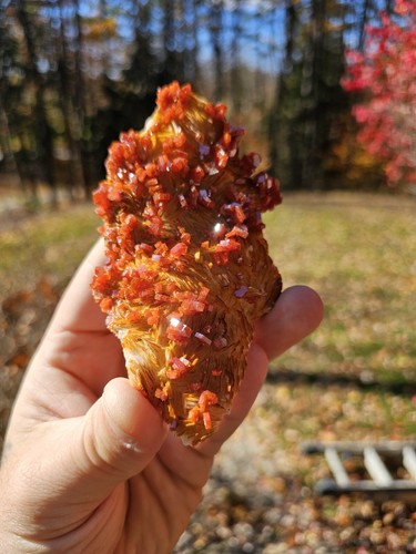 Vanadinite cristalli rosso - vanadinite,