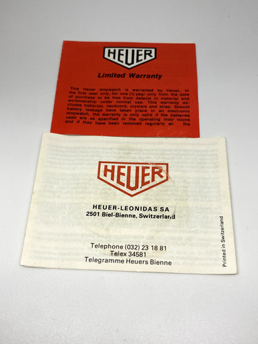 Vintage heuer wristwatch - vintage,