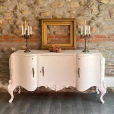 CREDENZA SALA ANNI 50 LACCATA BIANCO OPACO