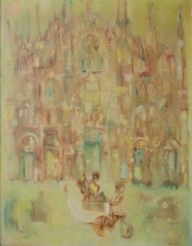 Antonio Possenti 80x100 olio su tela RARA ARCHIVIATA