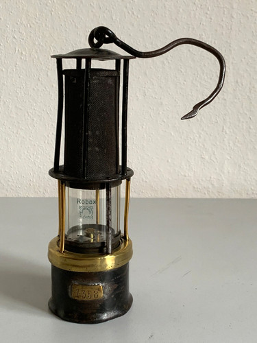 Vecchia lampada miniera - da, /