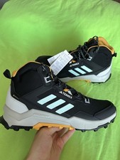 Scarpe da Trekking Adidas Terrex AX4 Mid Goretex Hiking Black Semi-flash Tg. 46