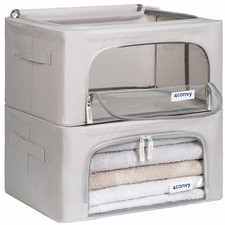 4CONVY Scatole per Armadio Rigide con Cerniera [2024 MATERIALE AGGIORNATO]