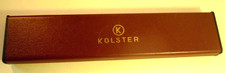 KOLSTER-SCATOLA PER OROLOGIO-FONDO DI MAGAZZINO-VINTAGE-RARE WATCH BOX-CASE