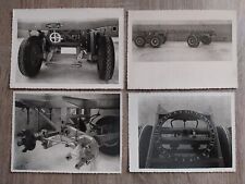 4 Foto originali RIMORCHIO SUPER TITANO brevetto Bertoja Pordenone anni '50?