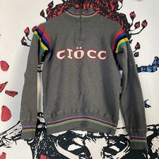 Maglia maglione ciclismo vintage Ciocc Tomasso Italia 100% lana bici corsa