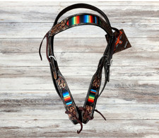 Circle Y Serape Tack Set (1 poggiatesta e collare mammario)