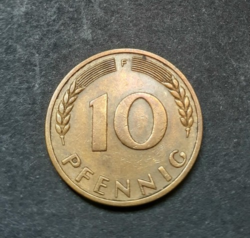 Moneta pfennig 1950 f - moneta,
