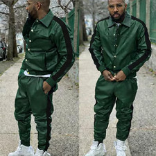Set tuta uomo in pelle |