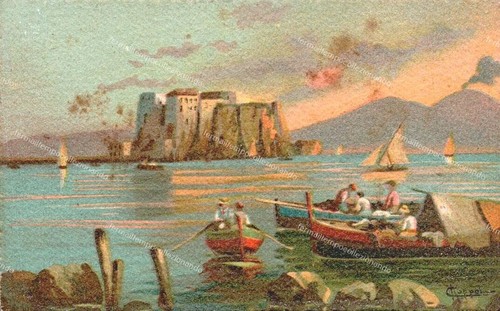 Ef629 cartolina napoli - cartolina,
