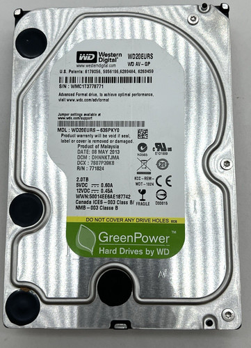 Western digital 2 tb - av-gp,