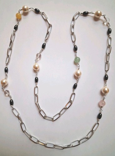 Collana alluminio con - in,