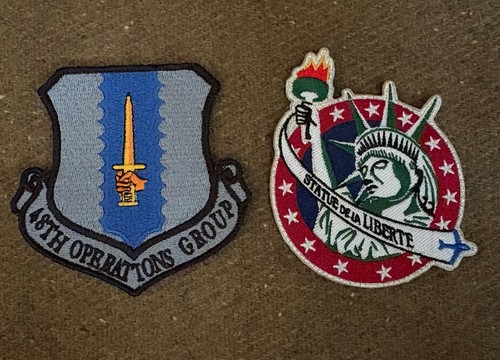 Patch usaf pilot - worn, fighter
