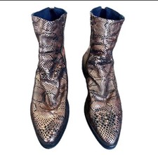 Free People Bronze Snakeskin