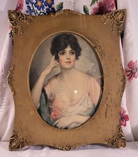 Antica stampa ritratto di