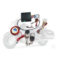 KIT ANTIFURTO MOTO SCOOTER CON 2 TELECOMANDI CENTRALIZZATO SIRENA 125 dB ALLARME