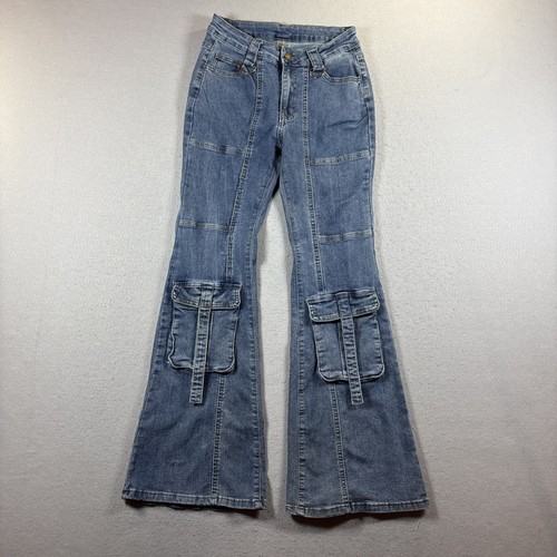 Jeans cargo moda denim