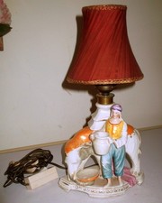 LUMETTO IN CERAMICA MADE IN ITALY ANNI 50-60 NUMERATO.