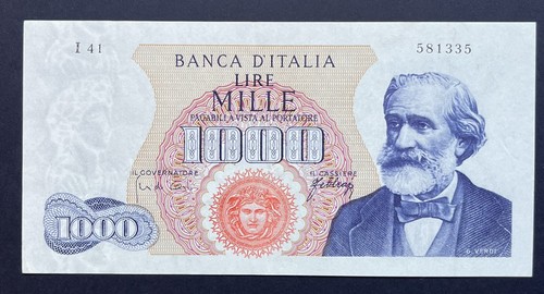 1000 lire verdi tipo 1966 - lire, 1