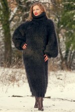 SuperTanya abito mohair nero