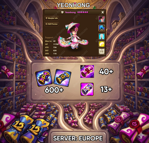 Summoners war ld5 yeonhong - war,