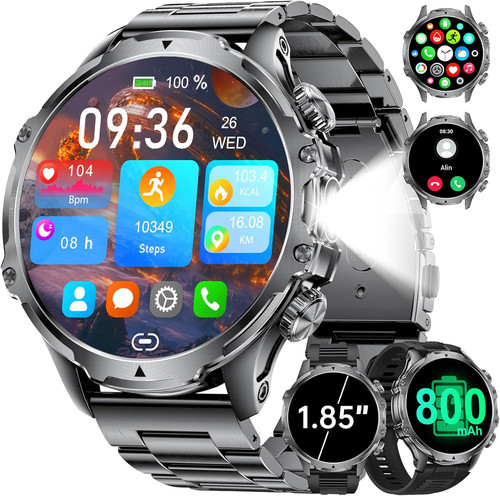 Smartwatch uomo con torcia - smartwatch,