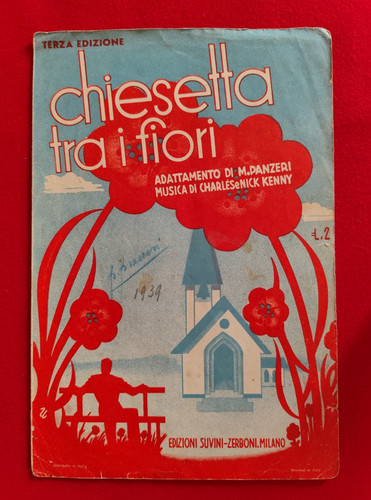 Spartito musicale chiesetta - spartito,