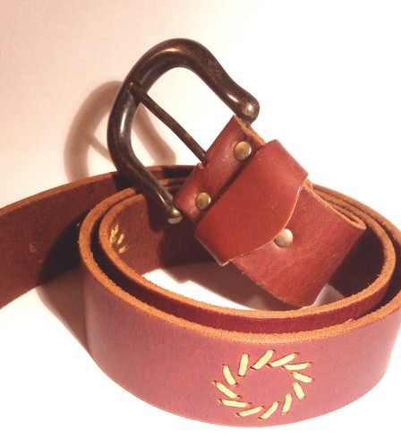 Cintura pelle marrone - cintura,