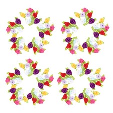  100 Pcs Fiori Decorativi Accessori Per Vestiti Fai Da Te Fiore Di Stoffa