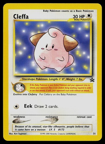 Carta pokemon cleffa wizards - -,