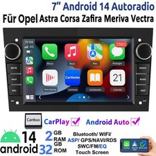 Apple Carplay per Opel Astra H Corsa C D Vectra Zafira B Android14 autoradio GPS