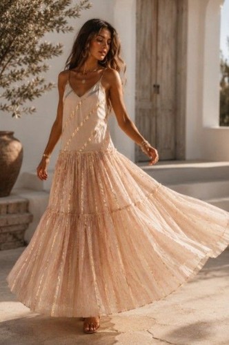 Maxi abito donna miss june - maxi,