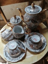 Set Da The'Porcellana Originale Orientale Vintage Giapponese