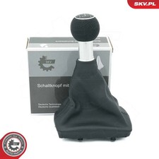 Pomello leva cambio cromo/nero