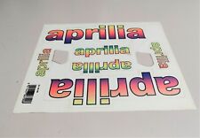 KIT ADESIVI APRILIA MOTO APRILIA SPONSOR TECNICI APRILIA RACING FOGLIO SCRITTA