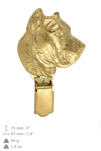 Dogo canario clip placcato - -,