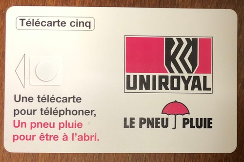 Pneu uniroyal telecarte ref - pneu,