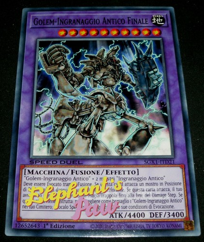 Yugioh golem ingranaggio - yugioh,
