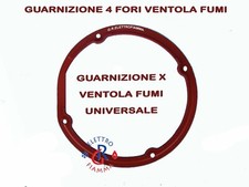 GUARNIZIONE AL SILICONE ESTRATTORE VENTOLA FUMI STUFA CALDAIA PELLET UNIVERSALE