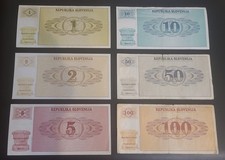 SLOVENIA - SERIE 6 BANCONOTE 1