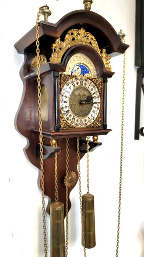 Vecchio orologio parete - vecchio,