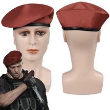 Resident Evil 4 Remake Jack Krauser cappello cosplay tuta Halloween berretto copricapo