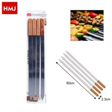 Set 4 Pezzi Spiedi 60x2.3cm